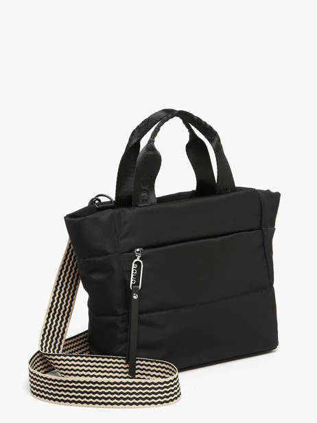 Handtas /cross Body Cumulus Gerecycleerd Nylon Aube Zwart cumulus 101CS04 ander zicht 2